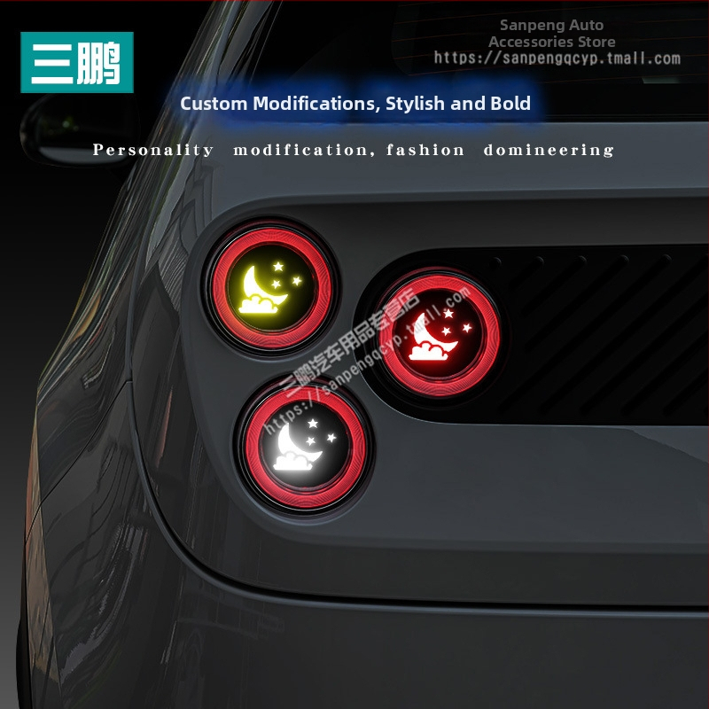 тикер за автомобил - PVC филм, карикатурен модел, самозалепващ, персонализируем