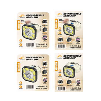 Lanternă frontală cu senzor, baterie 1200mAh, LED + bec, lanternă pentru bicicletă, drumeții în aer liber și pescuit noaptea, rază 50–100 m