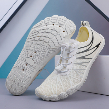 Vodene cipele za muškarce i žene, pet prstiju dizajn, protuklizna gumena potplata, mrežasti gornji dio, niski kroj, pogodna za trčanje, planinarenje i vodene sportove