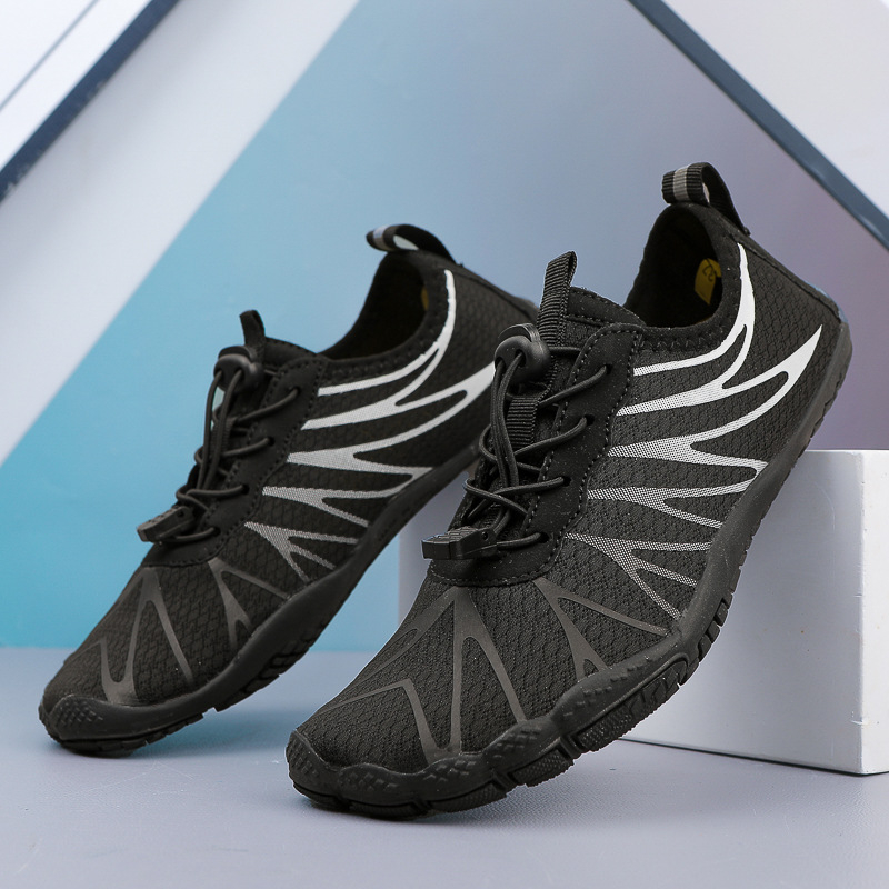 Vodene cipele za muškarce i žene, pet prstiju dizajn, protuklizna gumena potplata, mrežasti gornji dio, niski kroj, pogodna za trčanje, planinarenje i vodene sportove