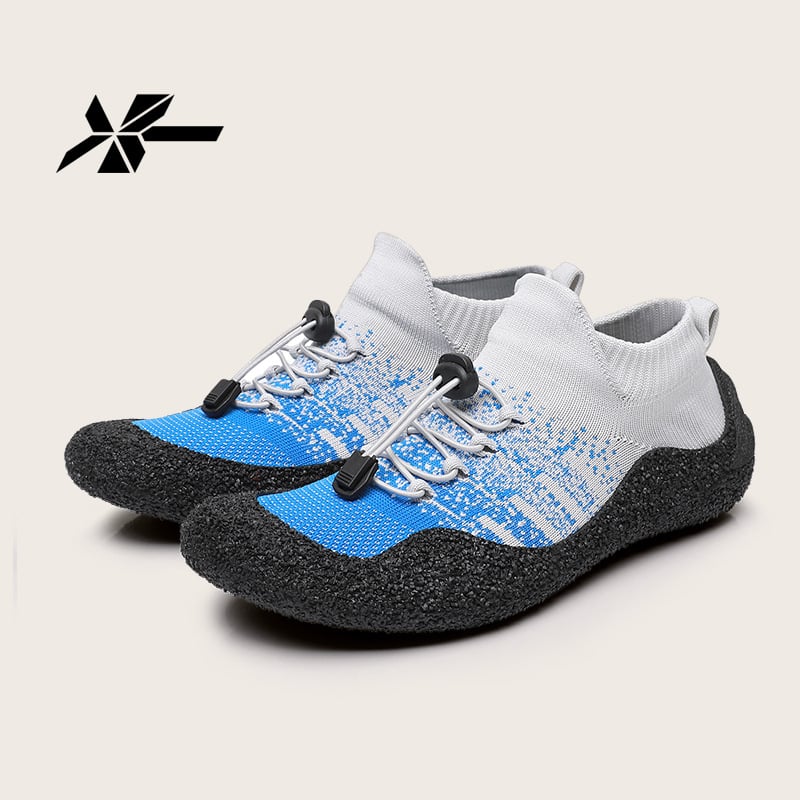 Pantofi pentru drumeții pe râu – Unisex, închidere cu bandă elastică, partea superioară din plasă respirabilă, talpă din cauciuc antiderapant, design de tip jos