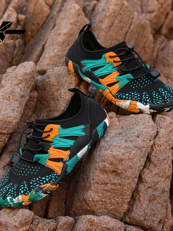 Pantofi de apă pentru pârâie - plasă pe partea superioară, uscare rapidă, respirabili, talpă antiaderentă, gleznă joasă