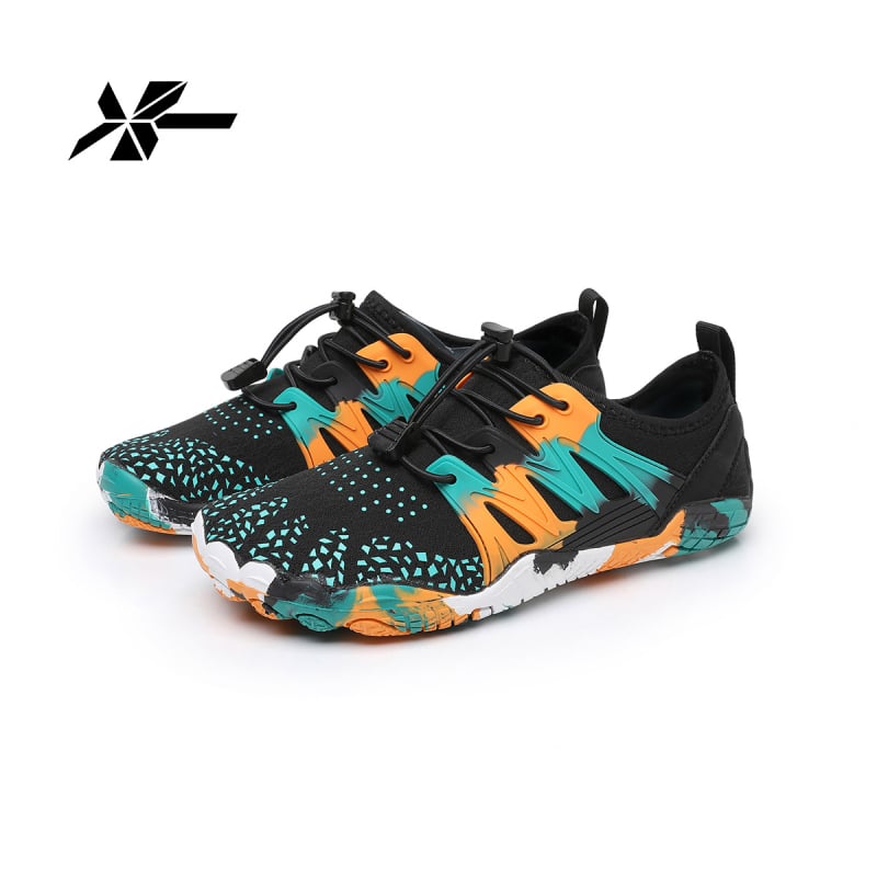 Pantofi de apă pentru pârâie - plasă pe partea superioară, uscare rapidă, respirabili, talpă antiaderentă, gleznă joasă