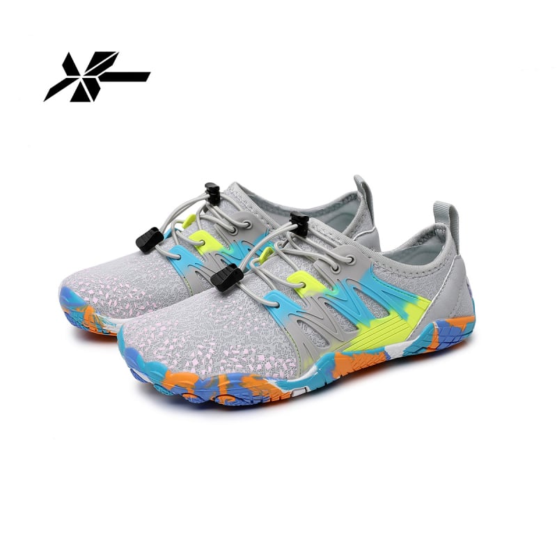 Pantofi de apă pentru pârâie - plasă pe partea superioară, uscare rapidă, respirabili, talpă antiaderentă, gleznă joasă