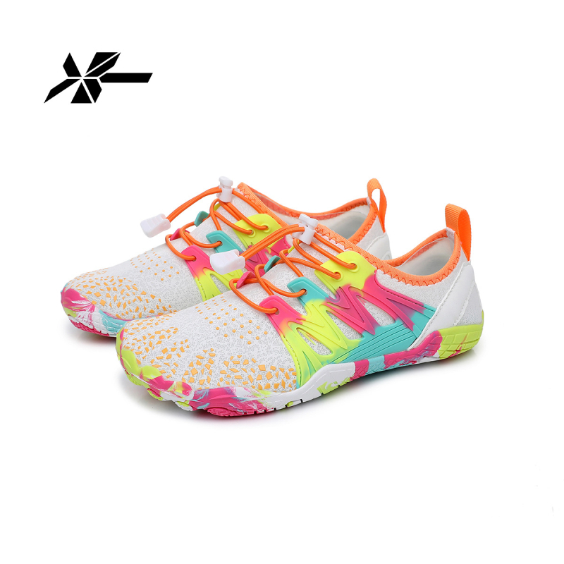 Pantofi de apă pentru pârâie - plasă pe partea superioară, uscare rapidă, respirabili, talpă antiaderentă, gleznă joasă