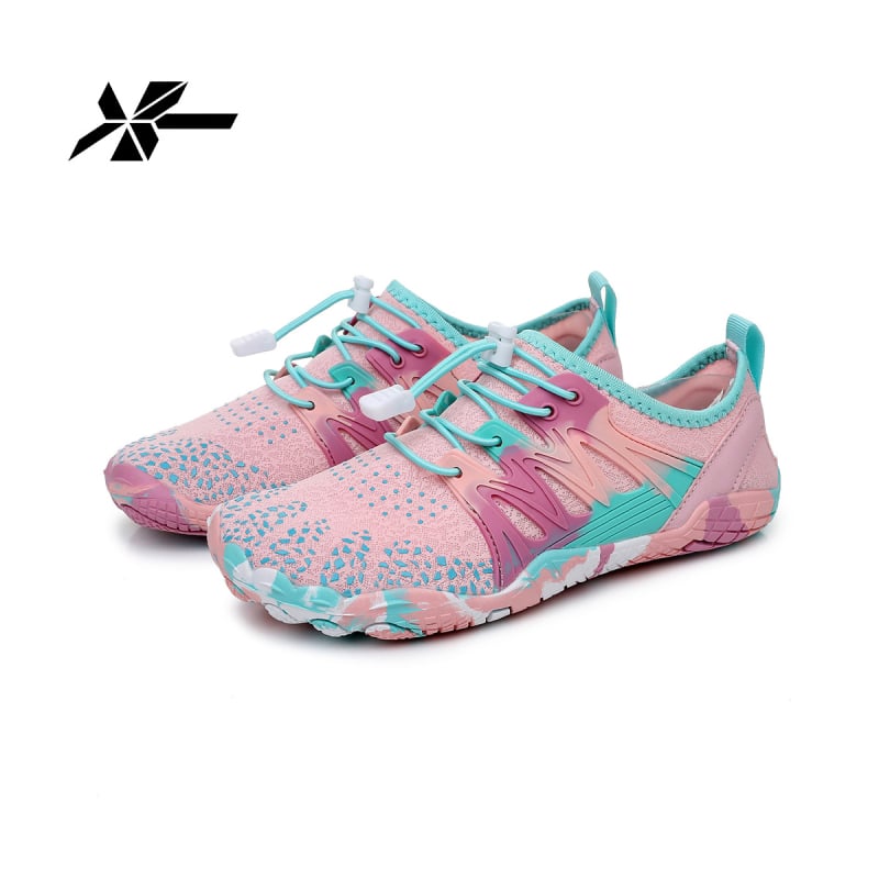 Pantofi de apă pentru pârâie - plasă pe partea superioară, uscare rapidă, respirabili, talpă antiaderentă, gleznă joasă