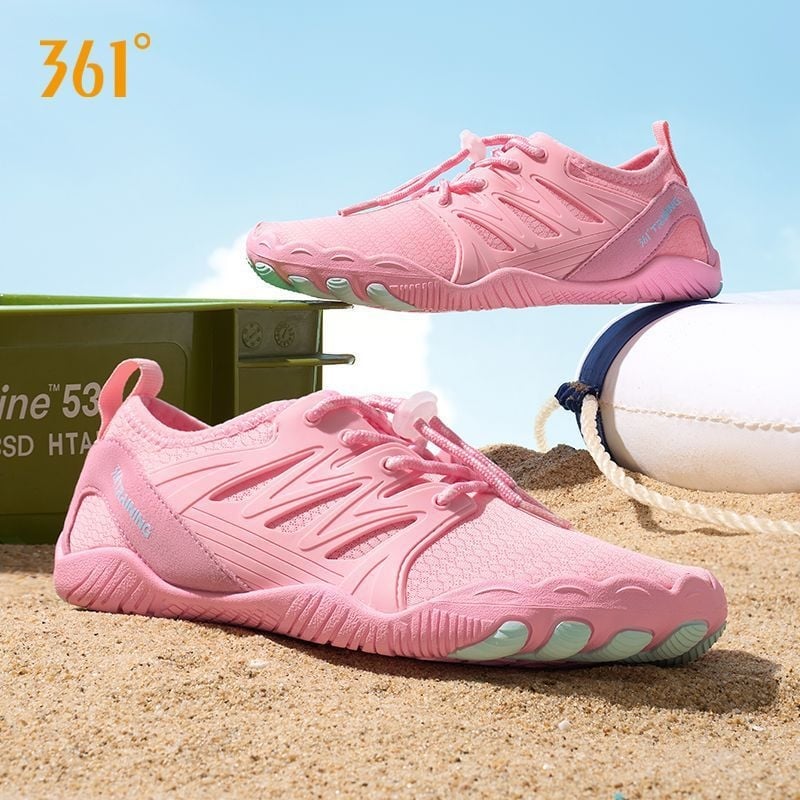 Pantofi pentru trasee pe râuri, antiderapante, partea superioară din pânză, talpă PVC, înălțime joasă