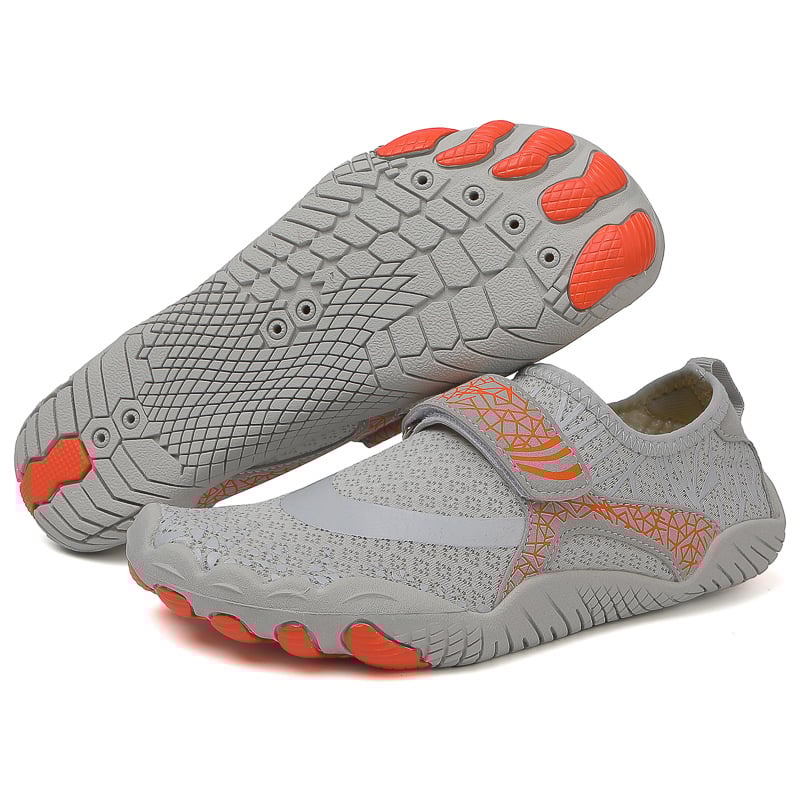 Pāris pludmales ūdens kurpes ar Velcro, zems augšdaļa, neslīdoša gumijas zole, EVA vidējā zole, sietaina odere