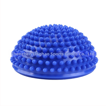 Minge de yoga pentru copii cu suprafață țepușă pentru masajul tălpii și antrenament de echilibru | PVC | 300 g | Gonflabilă | Saiaoty