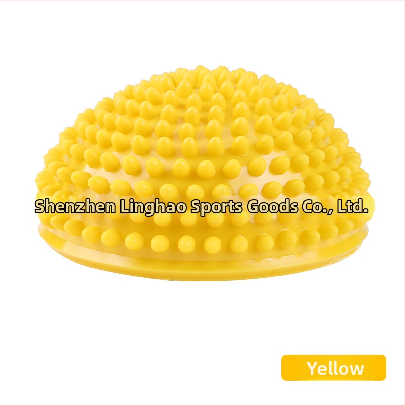 Minge de yoga pentru copii cu suprafață țepușă pentru masajul tălpii și antrenament de echilibru | PVC | 300 g | Gonflabilă | Saiaoty