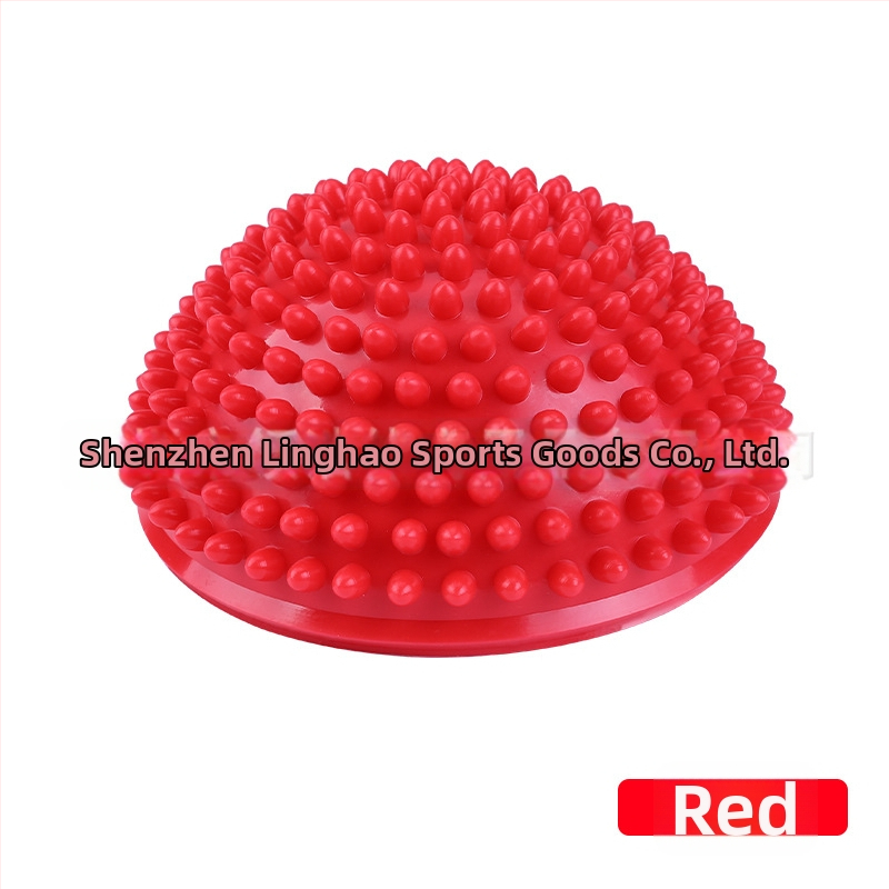 Minge de yoga pentru copii cu suprafață țepușă pentru masajul tălpii și antrenament de echilibru | PVC | 300 g | Gonflabilă | Saiaoty