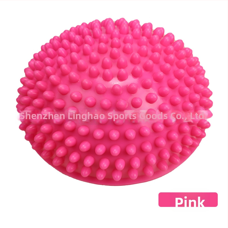 Minge de yoga pentru copii cu suprafață țepușă pentru masajul tălpii și antrenament de echilibru | PVC | 300 g | Gonflabilă | Saiaoty