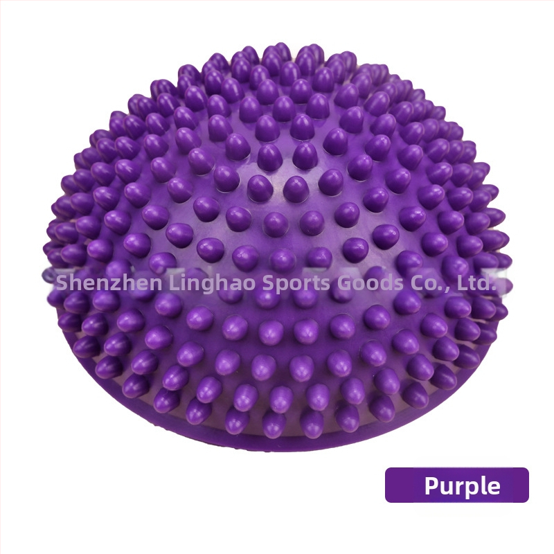 Minge de yoga pentru copii cu suprafață țepușă pentru masajul tălpii și antrenament de echilibru | PVC | 300 g | Gonflabilă | Saiaoty