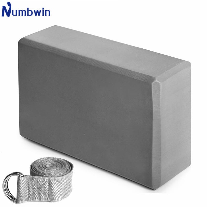 Joga blok EVA, dvodjelni set sa remenom za istezanje, kućna fitness oprema