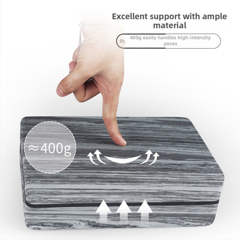 Three Brahma joga blok - POE materijal, 420 g, prilagodljiva obrada, licencirana privatna marka