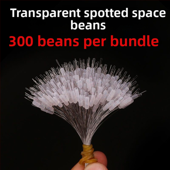 Silikona spacer pērlītes zvejas līnijai, 300 gab., augsta koncentrēšanās novietojums