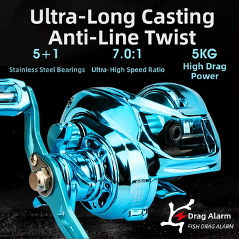 Comere μηχανισμός ψαρέματος με UV επεξεργασμένο μεταλλικό φινίρισμα, μακρά ρίψη, καθολικός για θαλάσσιο και γλυκό νερό (40 τεμάχια ανά συσκευασία)