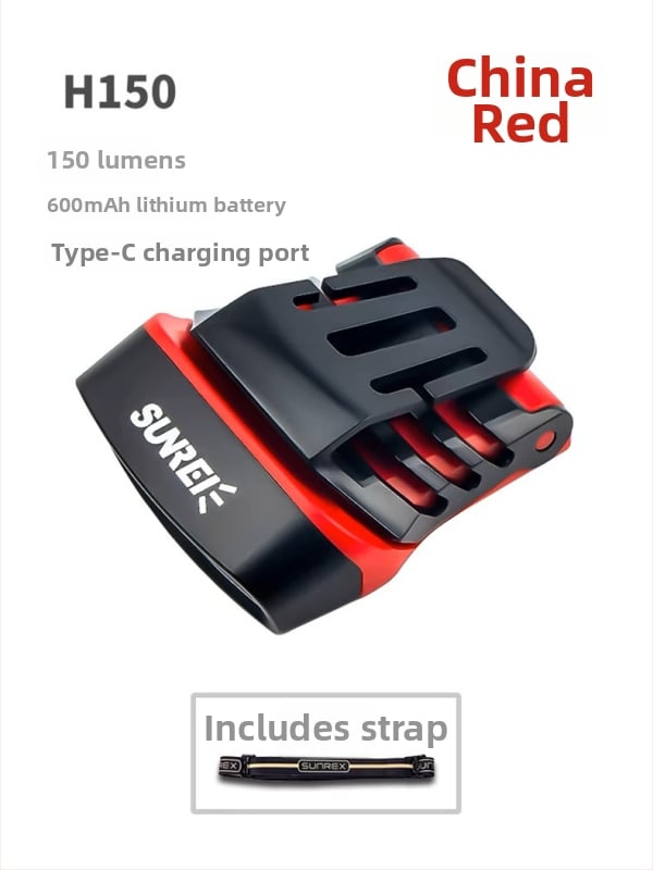 Shanlix lampă frontală LED, încărcare prin inducție, reîncărcabilă, 40 g, autonomie 27 h, 100 lm, pentru pescuit nocturn