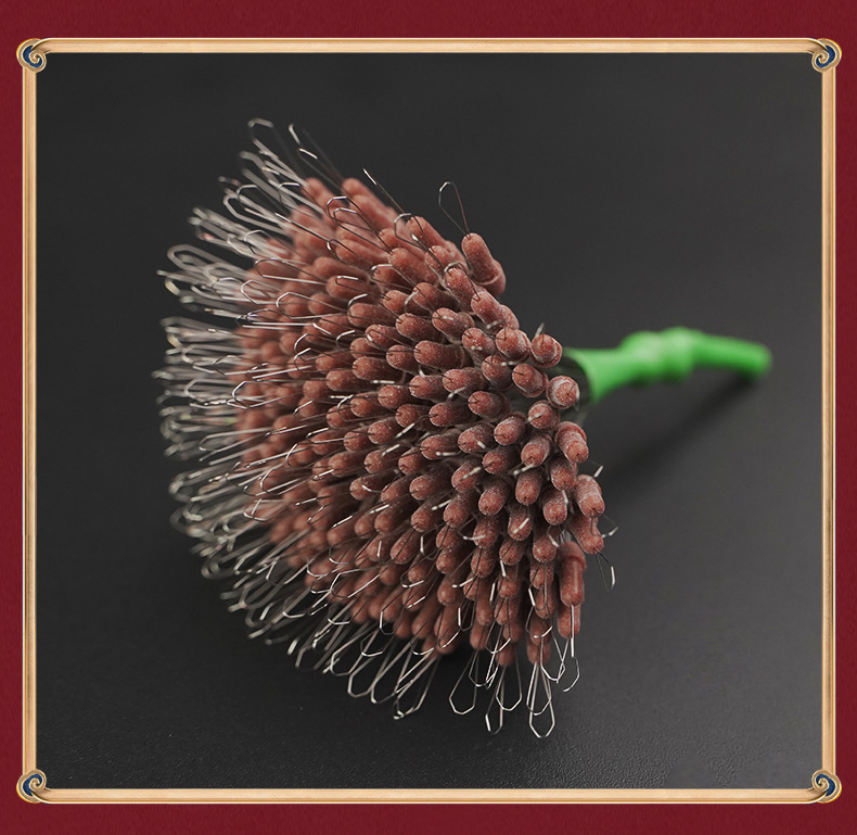 T-veida aizslēdzamā pērlīte ar konkavā virsotne, telp Pērle, silikons