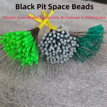 Space Bead Silikona Makšķerēšanas Piederumi, Galvenās Līnijas Komplekts (Materiāls: Silikons)