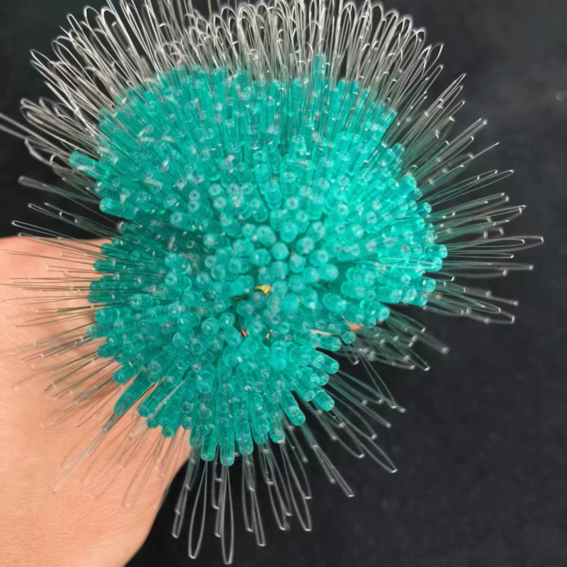 Space Bead Silikona Makšķerēšanas Piederumi, Galvenās Līnijas Komplekts (Materiāls: Silikons)