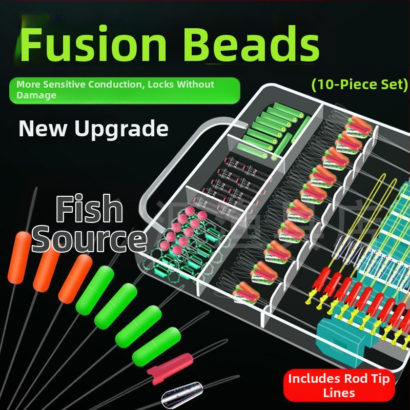 Silikoonist Space Bean komplekt peamise lõngaga - täielik lisade komplekt edasijõudnud kalapüügivarustuseks