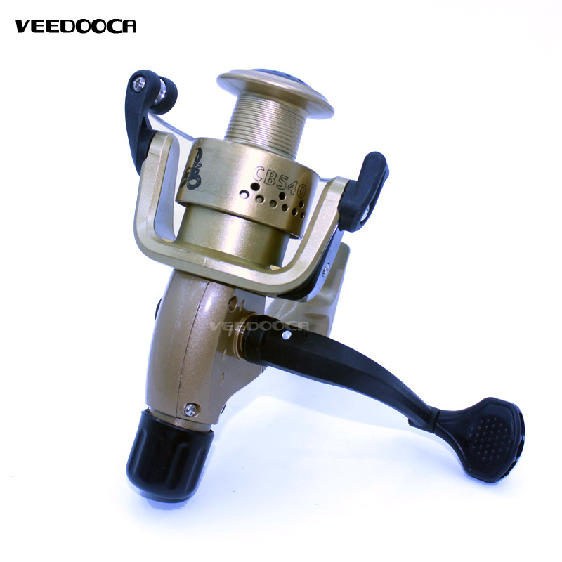 Veedooca περιστροφική μηχανή για ψάρεμα με οπίσθιο φρένο, σώμα από νάιλον, χωρητικότητα γραμμής 4000