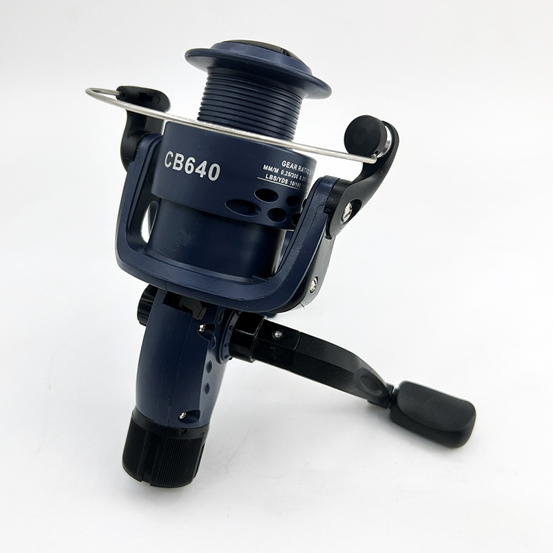 Veedooca περιστροφική μηχανή για ψάρεμα με οπίσθιο φρένο, σώμα από νάιλον, χωρητικότητα γραμμής 4000