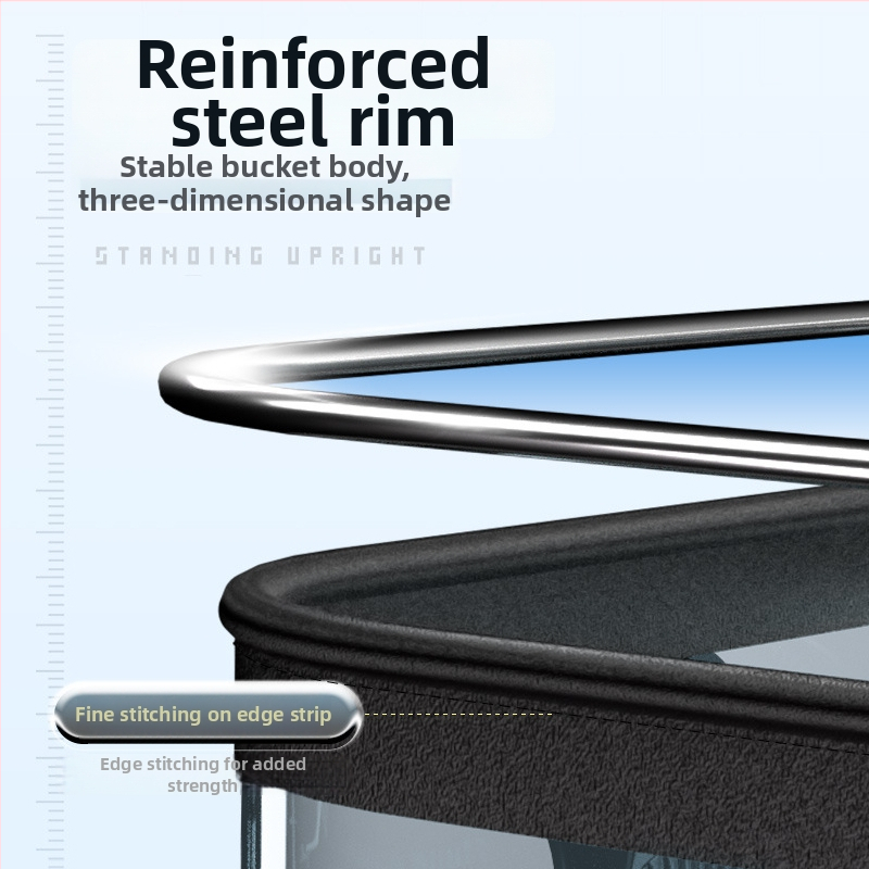 Prozirna kanta za žive ribe, višestruka funkcija, ojačana i povećana, EVA dizajn protoka vode za zaštitu riba