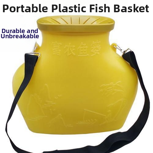 Plastična ribarska košara s remenom za morski ribolov; Vodootporna; Materijal: Drugo; Bruto težina: Drugo