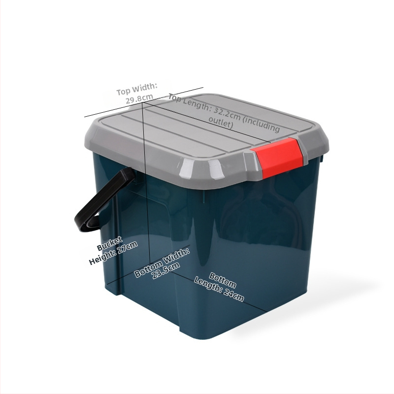 Plastikinis kibiras su dangteliu ir su sėdimu žvejybai, nešiojamas laikymo kibiras, Prekės ženklas: Love Plastic Na, Išleidimo laikotarpis: 2021 m. vasara, Bendra masė 1 kg