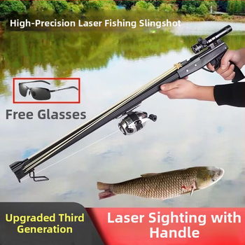 Tretia generácia rybárskej zbrane na lov rýb s IR, sada šípov a naviják