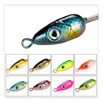 ZURYP Zivju āķis, bez bodēja, atstarojošām pērlītēm rotāts mānekļa, gatavs privātajai etiķetei, makšķerēšana pie okeāna pludmales