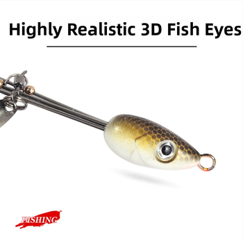 ZURYP Zivju āķis, bez bodēja, atstarojošām pērlītēm rotāts mānekļa, gatavs privātajai etiķetei, makšķerēšana pie okeāna pludmales