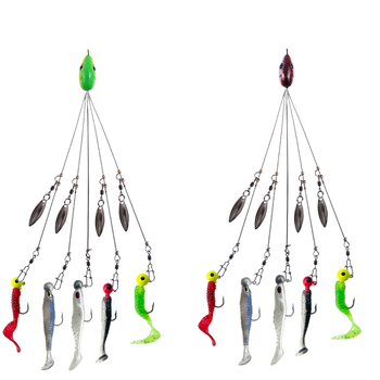 ZURYP Zivju āķis, bez bodēja, atstarojošām pērlītēm rotāts mānekļa, gatavs privātajai etiķetei, makšķerēšana pie okeāna pludmales