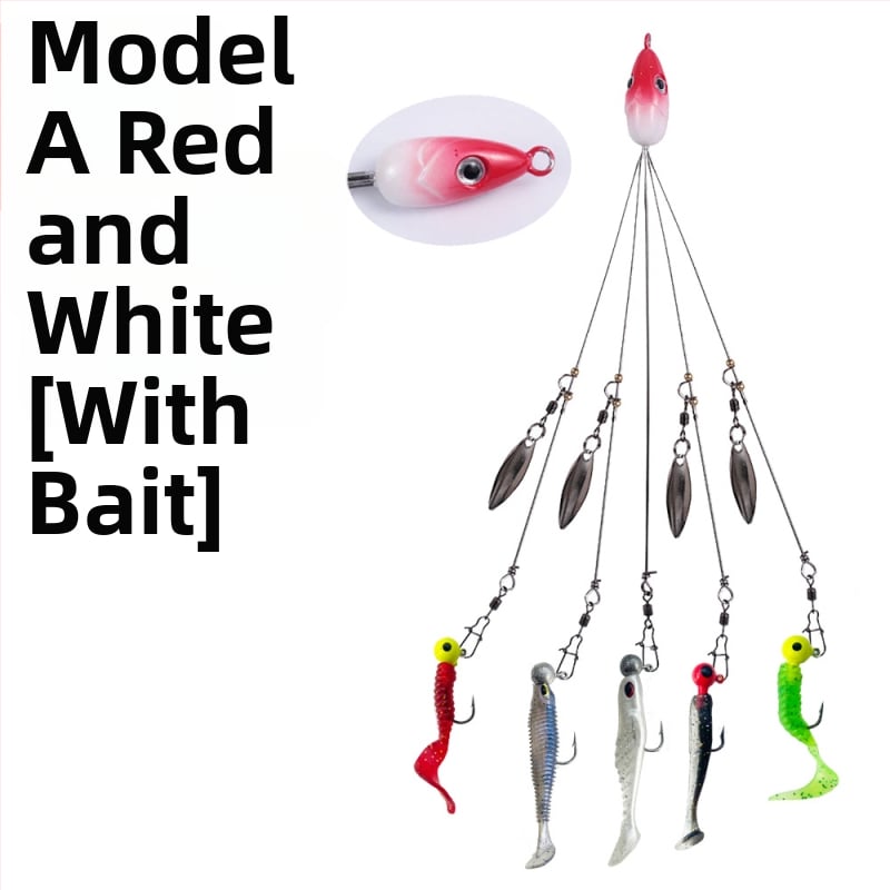 ZURYP Zivju āķis, bez bodēja, atstarojošām pērlītēm rotāts mānekļa, gatavs privātajai etiķetei, makšķerēšana pie okeāna pludmales