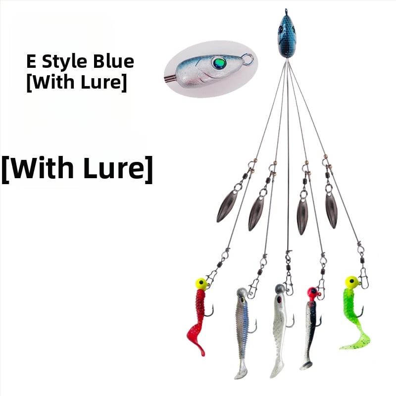 ZURYP Zivju āķis, bez bodēja, atstarojošām pērlītēm rotāts mānekļa, gatavs privātajai etiķetei, makšķerēšana pie okeāna pludmales