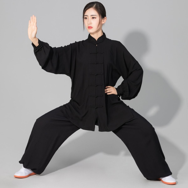 Odjeća za Tai Chi vježbanje, pamuk-saten, podstava 100% pamuk, unisex