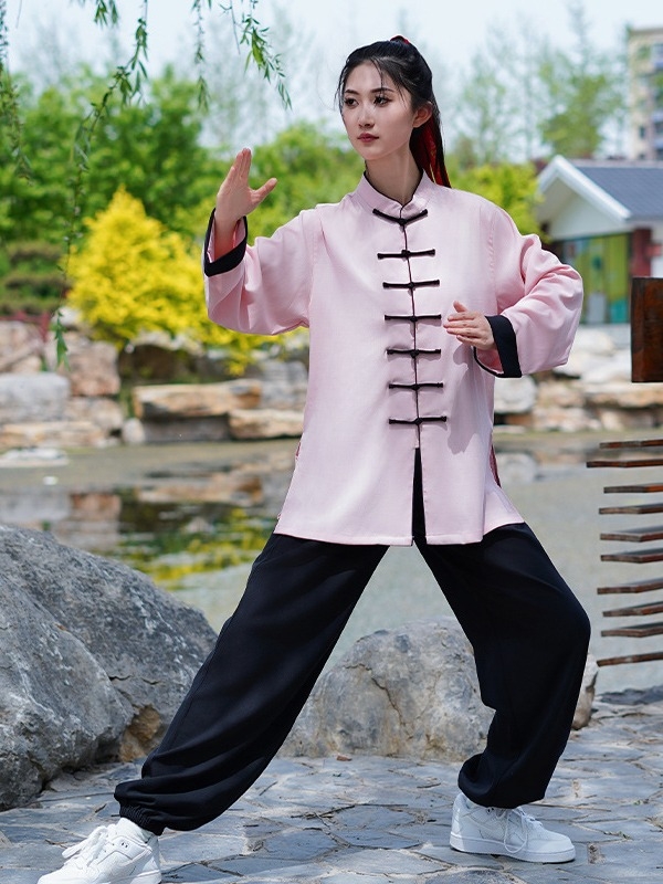 Tai Chi uniforma, tkanina od lana i sintetičkih vlakana, poliester vlakna, za odrasle, unisex, za nastupe i vježbanje