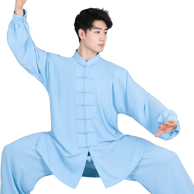 Set Tai Chi pentru antrenament – Unisex, Adulți, Primăvară-Vară-Toamnă, Material principal 95% poliester, Căptușeală 100% poliester, Material: amestec fibre chimice