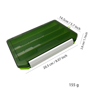 Cutie Yun Cong pentru năluci — cutie multifuncțională de depozitare pentru accesorii de pescuit, material PP