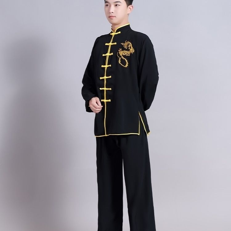 Îmbrăcăminte Tai Chi - țesătură corduroy și in, pentru bărbați