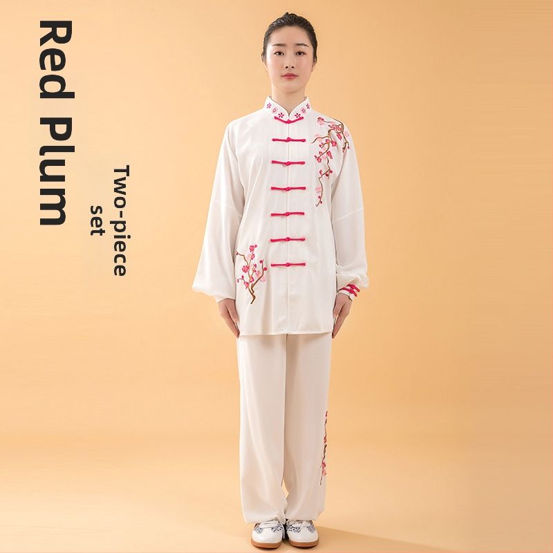 Tai Chi treninga odjeća, unisex za odrasle, dvodijelni set; materijal: smjesa kemijskih vlakana; sastav: 100% poliester; uzorak: 9511414