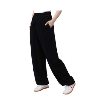Tai Chi hlače za žene i muškarce, nove za jesen/zimu, debele pamuk-lanene hlače za Tai Chi vježbanje na proleće i jesen