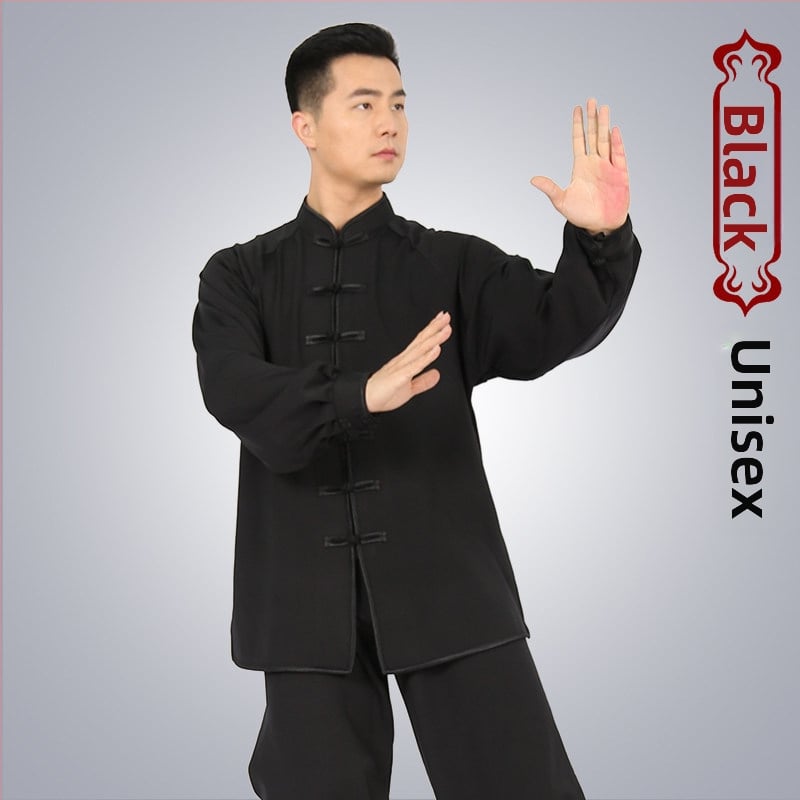 Tai Chi trening komplet; topao i debelo za jesen-zimu; Milk Silk tkanina i Milk Silk podstava (100% poliester); jednobojan; unisex