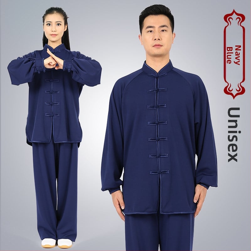 Tai Chi trening komplet; topao i debelo za jesen-zimu; Milk Silk tkanina i Milk Silk podstava (100% poliester); jednobojan; unisex