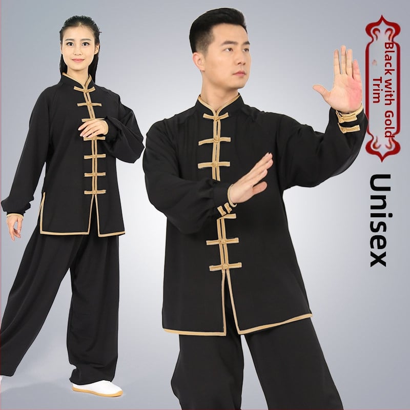 Tai Chi trening komplet; topao i debelo za jesen-zimu; Milk Silk tkanina i Milk Silk podstava (100% poliester); jednobojan; unisex