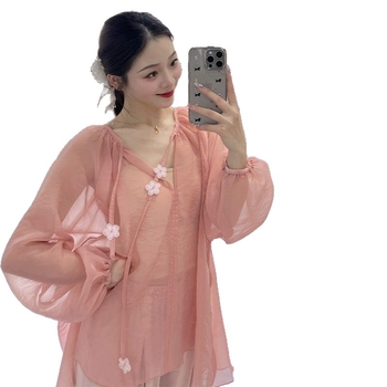 Unisex deju komplekts tautas dejām: chenille-spandex audums, brīvs piegriezums, pavasaris 2025