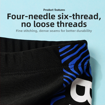 Onuzi pantaloni scurți de înot pentru bărbați vară, dublu strat, uscare rapidă, croi lejer, imprimeu, țesătură poliester, căptușeală poliester cu 10% elastan