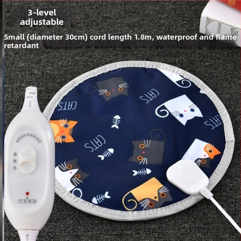 Подгряваща подложка за кучета, постоянна температура, PP памук, почистване с избърсване, лесен монтаж